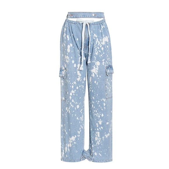 ⚡️⚡️BRAND NEW/ Retractable Ankle Cargo Jeans - Picture 7 of 12